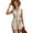 Apricot, variant on Rompers for Women Solid Color Button-Up One-Piece Bodysuit Shorts V-Neck Neck Sleeveless Jumpsuits S-XXL