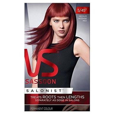 Vidal Sassoon Hair Dye Medium Intense Red 5 45 Pack Of 6