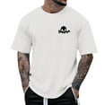thumbnail image 3 of Big and Tall Shirts for Men Printing Popular Casual Loose Round Neck Short Sleeved T Shirt Big And Tall Men's Shirts Workout for Men Loose Fit Mens Tee T Shirt Mens Set Graphic Pack Night M, 3 of 6