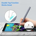 thumbnail image 4 of Silicone Sleeve for Apple Pencil 2nd Generation, Soft Protective iPad Pencil Grip Holder Light Pen Skin Case Cover with 2 Nib Covers Accessories, Lavender Gray, 4 of 8