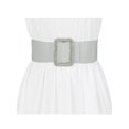 thumbnail image 4 of Elerevyo Women's Thick Waist Belt Elastic Rhinestone Buckle Wide Belt, 4 of 4