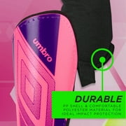 Umbro Ceramica Peewee Stirrup Soccer Shin Guards for Kids، Pink