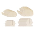 thumbnail image 2 of 20 Set Hedgehog Wooden Cutouts Toy DIY Craft Projects for Scrapbooking Xmas, 2 of 8