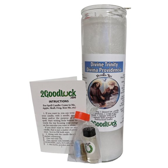 Divine Trinity Dressed Candle Kit - Divina Providencia