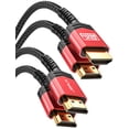 thumbnail image 1 of Cable HDMI JSAUX 8K 2.1 1,8 m, paquete de 2 unidades, 48 Gbps para PS5/PS4/X-Box/Roku, 1 of 7