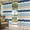 Sea blue, khaki, light blue, variant on 2 Panels Outdoor Curtains for Patio Waterproof 54"x84" Red Navy Blue Striped Weatherproof Privacy Outsides Curtains, Farmhouse Stripes Modern Abstract Art Grommet Thermal Drapes for Cabana Porch