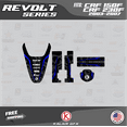 thumbnail image 4 of Kalair GFX Graphics Kit for Honda CRF150F (2003-2007) Revolt Series, 4 of 5