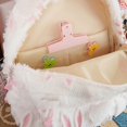 thumbnail image 2 of Jiibva Plush Backpack for Woman Lightweight Fluffy Casual Travel Rucksack Cute Handbag for Daypacks Travel, 2 of 7