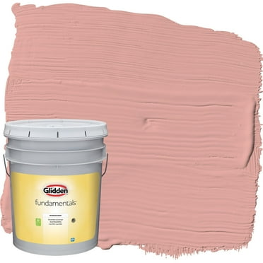 Glidden Fundamentals Interior Paint Coral Cove / Orange, Eggshell, 5 Gallon