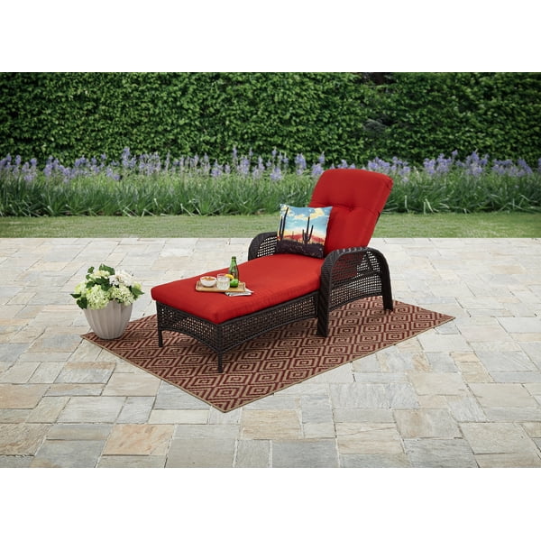 Mainstays Briar Creek Outdoor Chaise Lounge Chair, Adjustable Recline by PASCO ENTERPRISES LIMITED