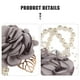thumbnail image 3 of 2 pulseras de flores con ramilletes de perlas para boda, 3 of 8