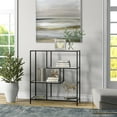 thumbnail image 4 of Evelyn&Zoe Isla 40'' Tall Rectangular Bookcase, Blackened Bronze, 4 of 6