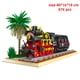 thumbnail image 4 of Tren de carga de pasajeros de ciudad, locomotora, pista, vagón, estación de rieles, amigos, bloques de construcción, juguetes de motor de ferrocarril, 2023, 4 of 4