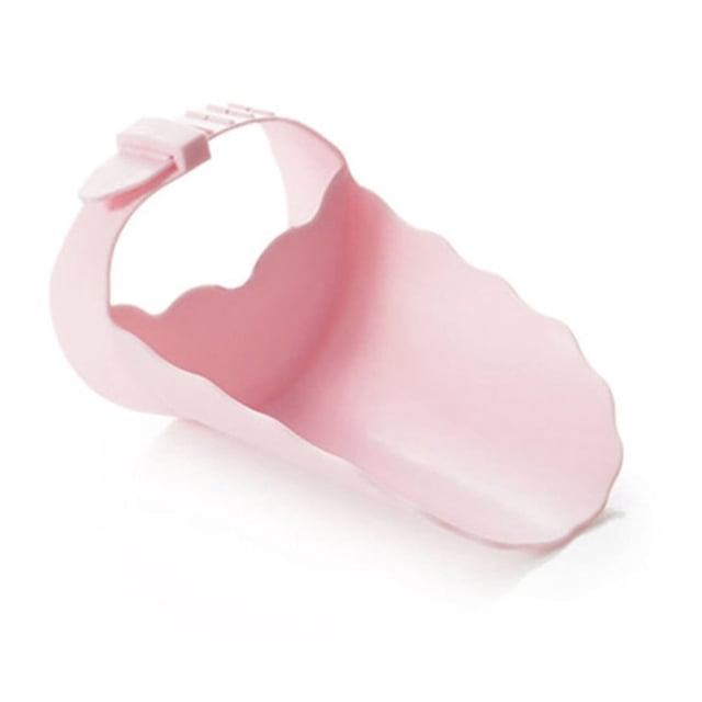 1 extensor de grifo de PP/TPE para niños y bebés, color rosa/azul, con forma de cangrejo, para lavabo de baño, portátil, con filtro antisalpicaduras para cocina, fácil de instalar.