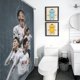 thumbnail image 5 of Son Heung-min Cortina de Ducha para Baño Decoración del Hogar, Cortinas de Baño Impermeables Duraderas, Cortina de Baño, Decoración de Baño para Adultos Niñas Niños, Regalos para Casa 119cmX180cm, 5 of 6