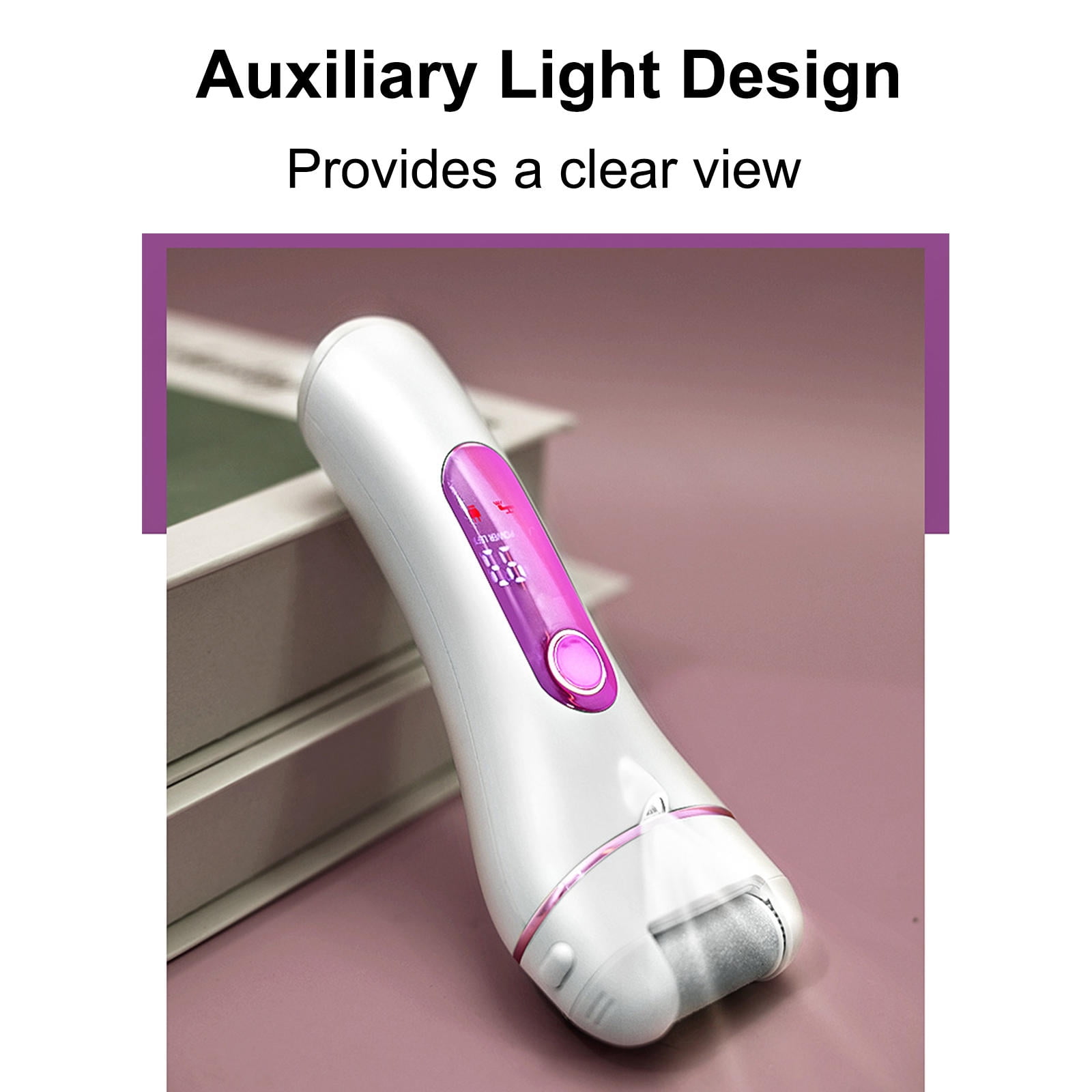 Yajisi Electric Foot Callus Remover Rechargeable Pedicure Machine, 3 Grinding Heads, Portable USB Charging Foot Care Tool for Dead Skin Cracked Heels, Black, 7.48x5.51x1.97in