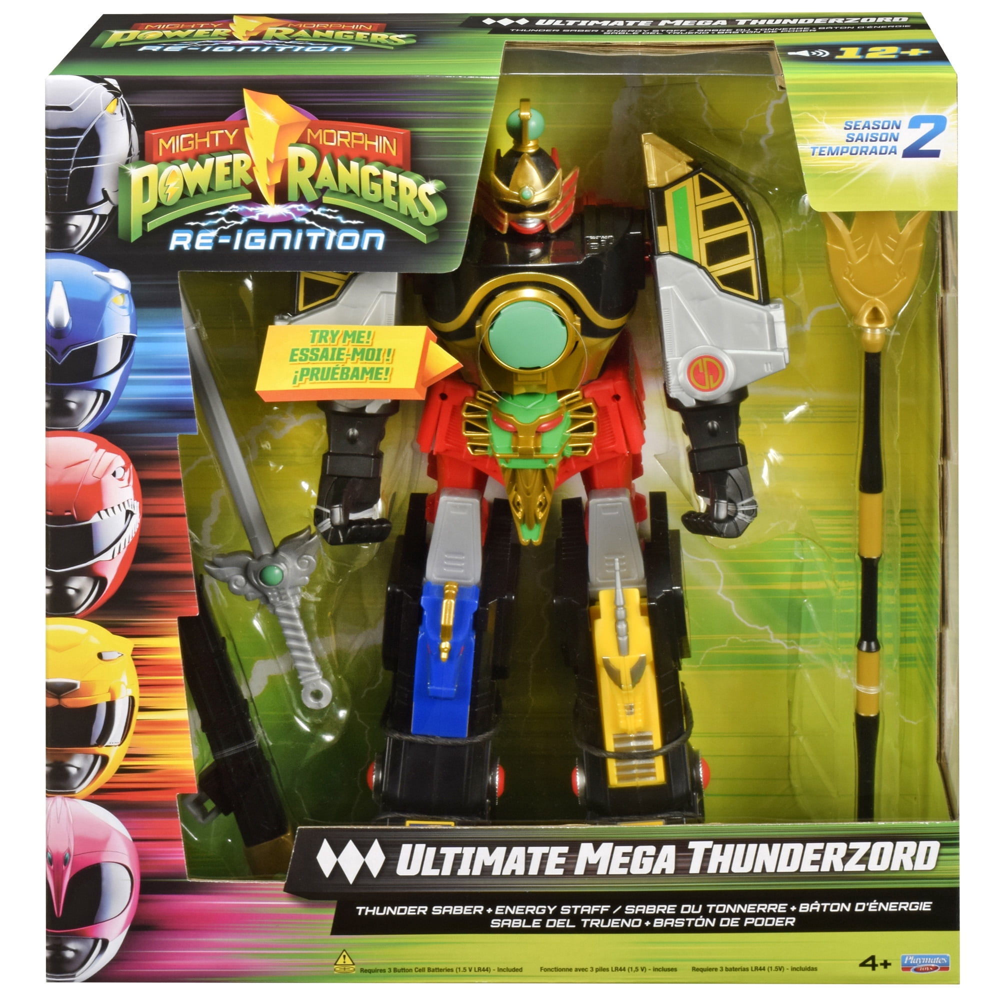Mighty Morphin Power Rangers: Re-Ignition - Ultimate Mega Thunderzord (Season 2) Electronic Figure by Playmates Toys