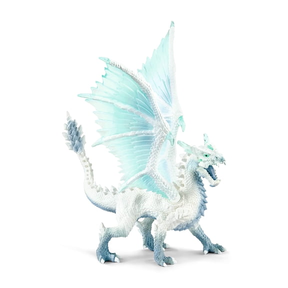 Ice Dragon Toy Action Figure,Dinosaur Toys,Fantasy World,White
