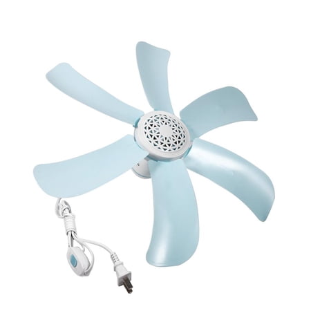 Ccdes Mini Ceiling Fan, Electric Ceiling Fan,220V 8W 6 Blades Mini