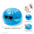 thumbnail image 4 of Shark Dumpling Squishy, Glitter Dumpling Squishy, Stress Relief for Kids Adults, Novelty Gag Gift, 4 of 7