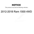 thumbnail image 2 of Kugel Front CV Axle Drive Shaft and Complete Wheel Hub Bearing Assembly Kit for Car 2012-2018 Ram 1500 4WD - Left Right Side (Driver Passenger) KN7-100413, 2 of 11