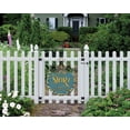 thumbnail image 2 of Eveokoki Every Family Has A Story Wooden Front Door Sign Rustic Round Wreath Wall Hanger Porch Decor Spring and Summer Farmhouse Decoration Housewarming Gift 11 Inches, 2 of 5
