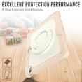 thumbnail image 4 of Dteck for iPad Air 13 Inch Case M2(2024) Heavy Duty Case, Shockproof Drop Protection with Screen Protector & Pencil Holder & Rotating Stand & Handle Rugged Protective Cover, Rosegold, 4 of 7