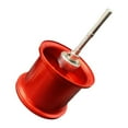 thumbnail image 2 of Carrete de pesca de aluminio redondo, ligero y fácil de reparar para cc80. Rojo, 2 of 8