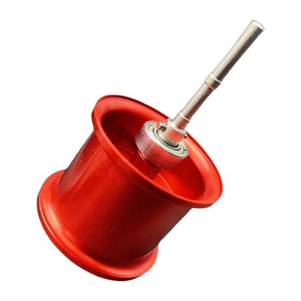 Carrete de pesca ligero, resistente, suave, accesorios de lanzamiento, carrete modificado Rojo