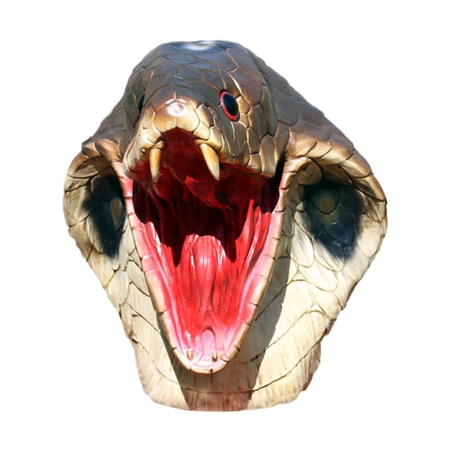Máscara Yinane Cabeza de Serpiente Cosplay Cubierta Completa