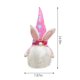 thumbnail image 4 of Matsuzay Muñeca sin rostro Feliz Pascua, muñeca encantadora, regalos de Pascua para niños, decoración de conejito de Pascua para el hogar, mesa, Kits de decoración para fiestas Rojo Sin piernas Matsuzay HA003433-04, 4 of 6