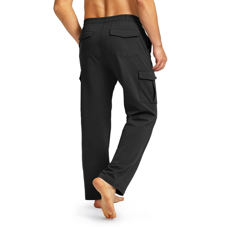  Pudolla Men's Workout Athletic Pants Elastic Waist