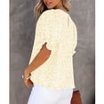 thumbnail image 3 of Camisas con mangas abullonadas con estampado floral,Top con estampado floral para mujer Blusas con estampado floral para mujer Camiseta con estampado floral para mujer Diseño a prueba de futuro, 3 of 4