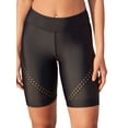 thumbnail image 1 of Charmo Womens Tummy Control Swim Bottoms Dot High Waisted Board Shorts Built-in Liner, 1 of 6