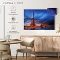 thumbnail image 5 of Elephant Stock Windmills Milky Way Wall Art - Horizontal Canvas Wall Art - Living Room Wall Decor - Nature Canvas - Brown And Blue Decor - 30" x 20", 5 of 8