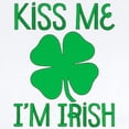 thumbnail image 2 of CafePress - Kiss Me I'm Irish Infant Bodysuit - Baby Light Bodysuit, Size Newborn - 24 Months, 2 of 4