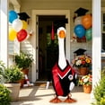 thumbnail image 6 of Sruoe Graduation Porch Goose Outfits, 23" Porch Goose Clothes for Lawn Yard and Patio Decoration, Lawn Goose Clothing for Cement Goose Lawn Goose Outfit, Garden Goose Costume, 6 of 6