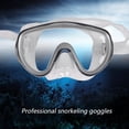 thumbnail image 4 of Diving goggles for adults, men and women, universal glass goggles, large frame mask, snorkeling goggles, 4 of 5