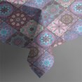 thumbnail image 4 of Boho Bohemia Flower Rectangle Tablecloth 60"x102",Waterproof Polyester Rectangle Table Cloth, Wipeable Spillproof Polyester Tablecloth for Dining, Camping, Indoor and Outdoor, 4 of 6