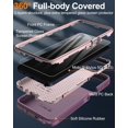 thumbnail image 3 of for Motorola Moto G Stylus 5G(2023) Phone Case, with Screen Protector, Dust-Proof Port Cover, Full-Body Non-Slip Silicone Rubber Covered, Military Grade Drop-Proof Shockproof, Pink/Purple, 3 of 14