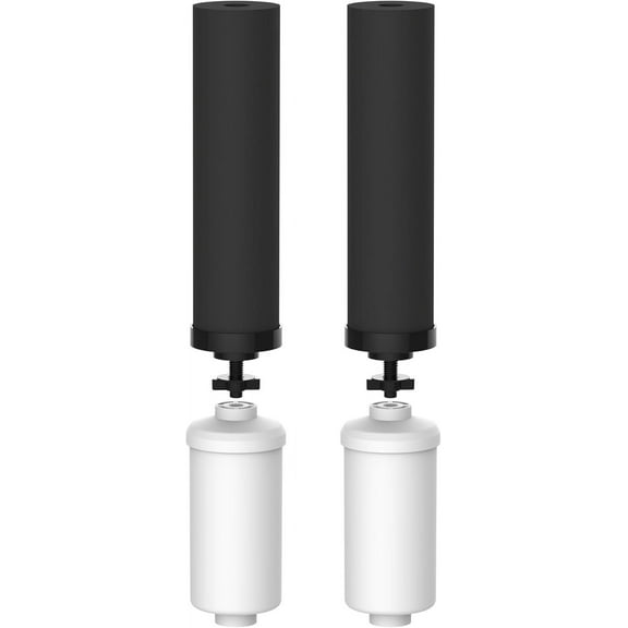 Waterdrop NSF/ANSI 42&372 Standard Gravity Water Filter, Replacement for Berkey® BB9-2® Black Filters & PF-2® Fluoride Filters, Berkey® Gravity Water Filter System and Waterdrop King Tank Series