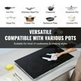 thumbnail image 4 of KFFKFF Electric Range, 36" with 5 Elements, 8600W Inbuilt Ceramic Stove, Glass Surface, Touch Settings, Timer, Safety Lock, 9 Temperature Settings, 220-240V, Direct Wiring Required, 4 of 9