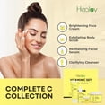 thumbnail image 2 of Set de cuidado de la piel Healov Vitamin C con limpiador, exfoliante, crema y sérum, 2 of 7
