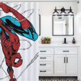 thumbnail image 6 of Spider Man Shower Curtain Cartoon Anime for Boys Grils Gift 55x72Inch（140x183cm）, 6 of 7