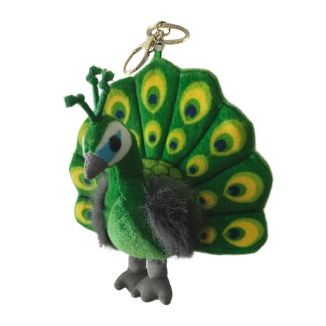Llavero, colgante de bolso, decoración, peluche divertido, juguete, bolso, mochila, Verde