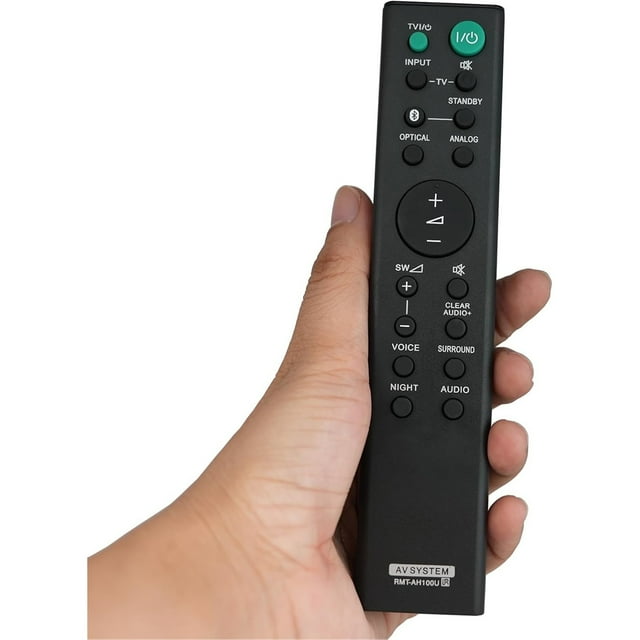 RMT-AH100U Mando a distancia de repuesto para sistema de barra de sonido HT-CT180 SA-CT180 SA-WCT180