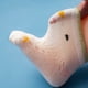 thumbnail image 5 of 4 pares de malla estilo delgada niños calcetines antideslizante baby baby socks (m pollito), 5 of 6