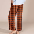 thumbnail image 5 of JJHGVB Plaid Pants for Women Pajama Pants Women with Pockets Thin Pajama Pants for Women's Pants Casual Comfy Pants Women Womens Pants Trendy Lightweight Pants for Women Orange S, 5 of 5