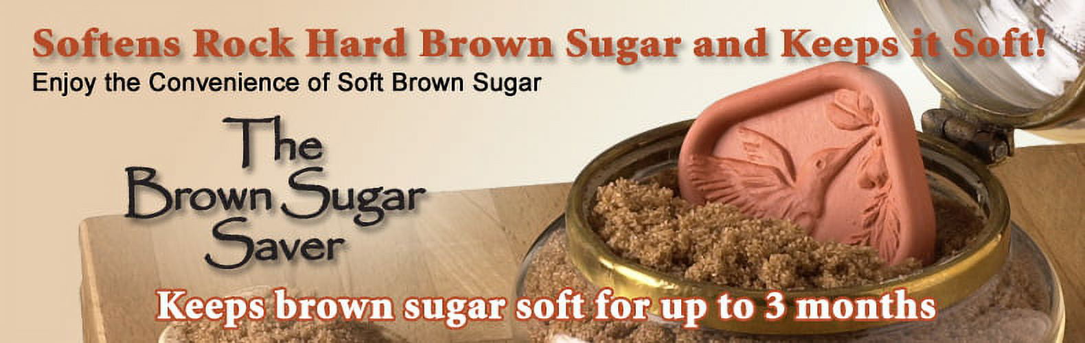 dgudgu Brown Sugar Keeper Bee 4 Terra Cotta Brown Sugar Saver Disk Clay Disc for Brown Sugar Brown Sugar Softener
