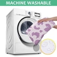 thumbnail image 6 of Pink and Purple Of Leopard Print Square Tablecloth,Waterproof Square Table Cover,Wipeable Spillproof Washable Table Cover for Home Kitchen Party Decor 52"x52"(132x132cm), 6 of 6